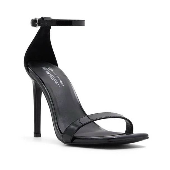 Call It Spring Shoes - CALL IT SPRING • Black Katsia High Heels Strappy Sandals Shoes